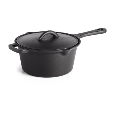 Casserole en fonte avec couvercle Ø 18 cm 