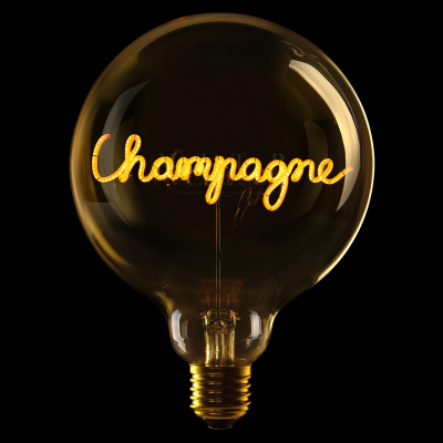 Ampoule portable "Champagne"