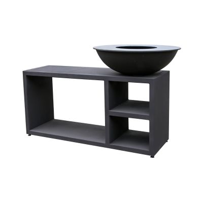 Quoco Piatto Tavolo ( bbq+support ) large black