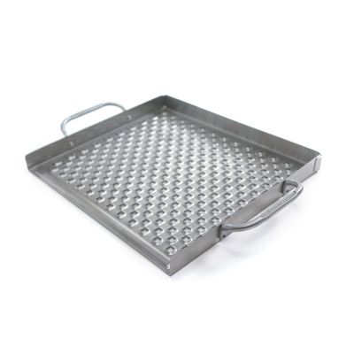 Plaque de cuisson trouée en inox (grand format)