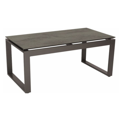 Table basse Allround – Aluminium anthracite plateau Ciment  